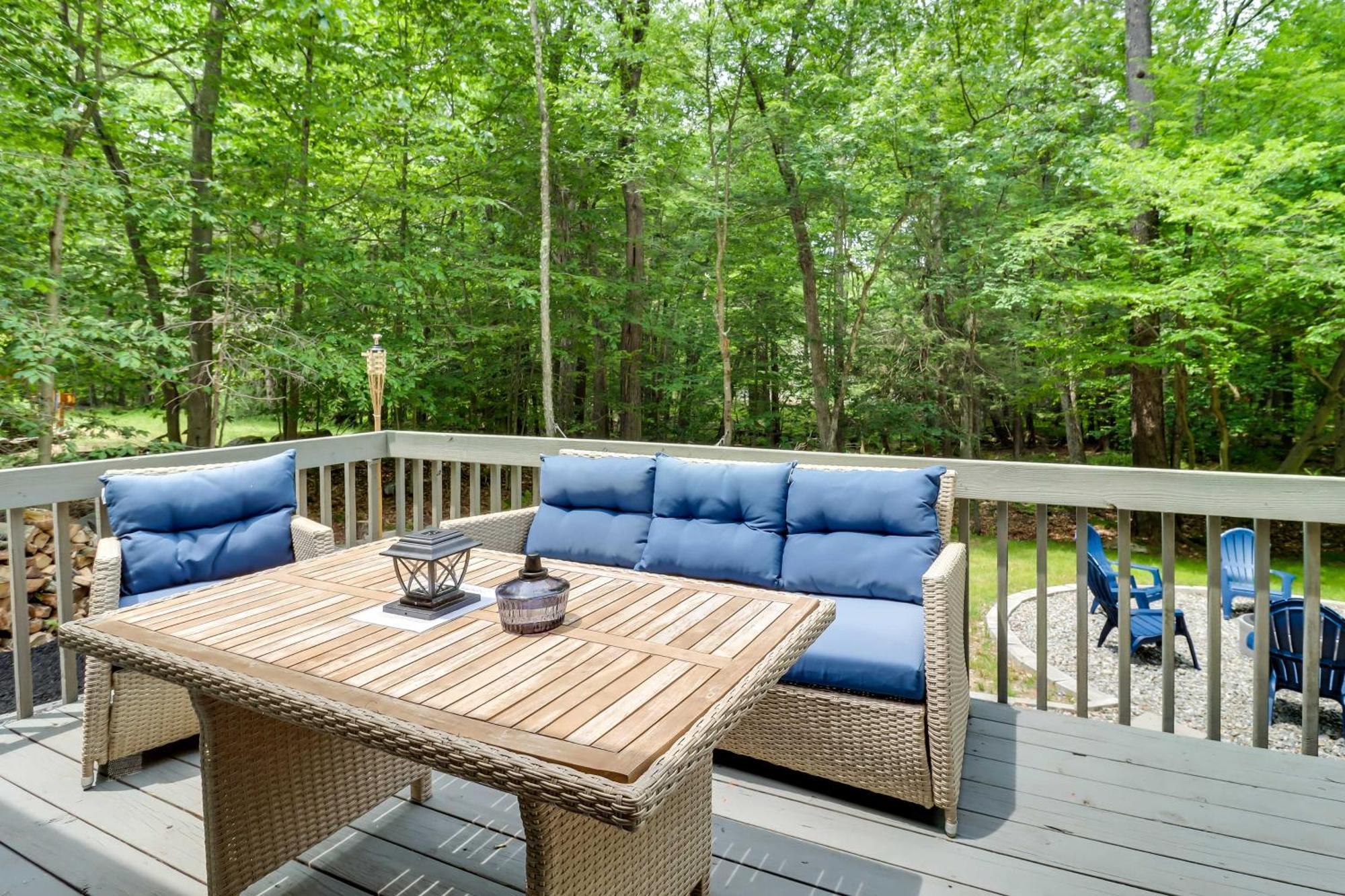 Cozy Gouldsboro Home With Fire Pit In Big Bass Lake! Exterior foto