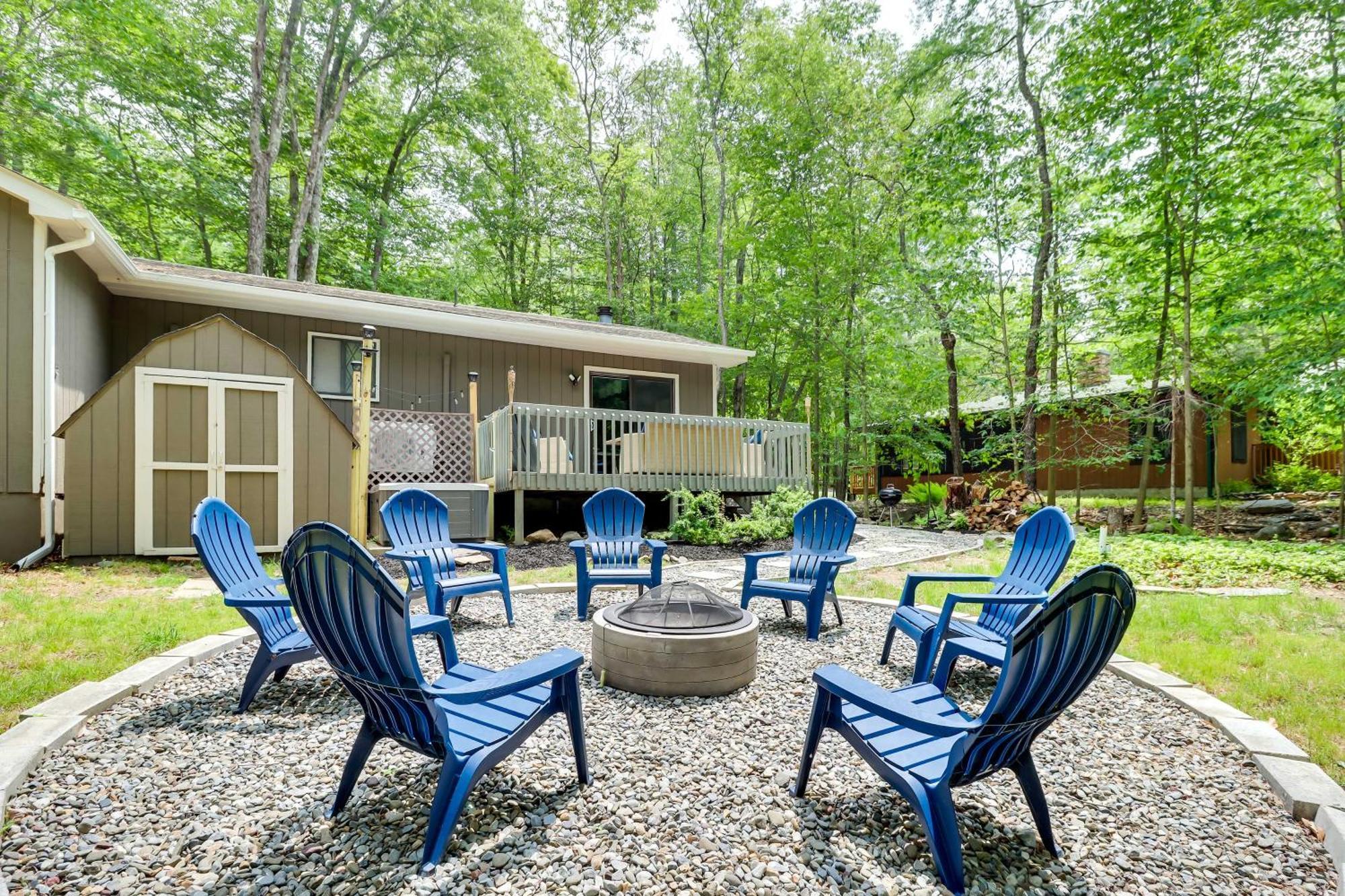 Cozy Gouldsboro Home With Fire Pit In Big Bass Lake! Exterior foto